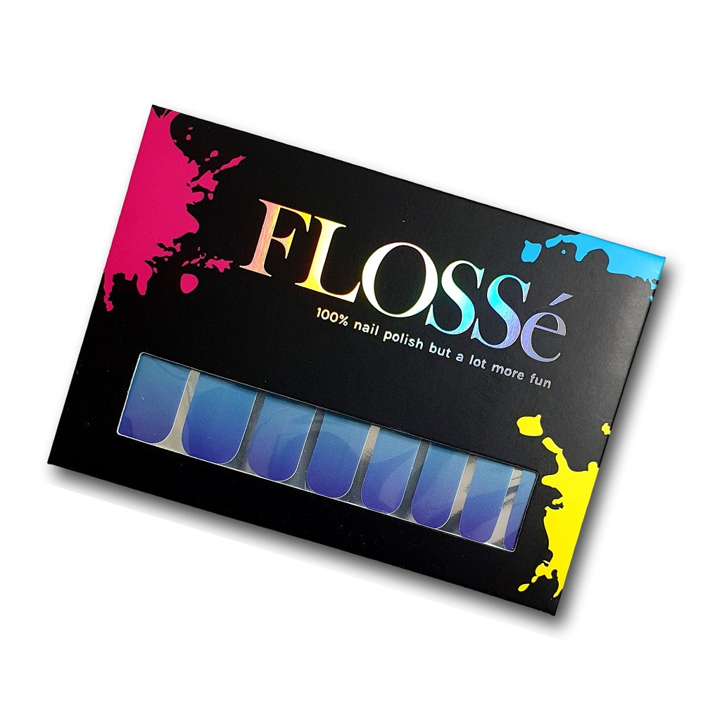 packet of FLOSSe ombre all day nail wraps