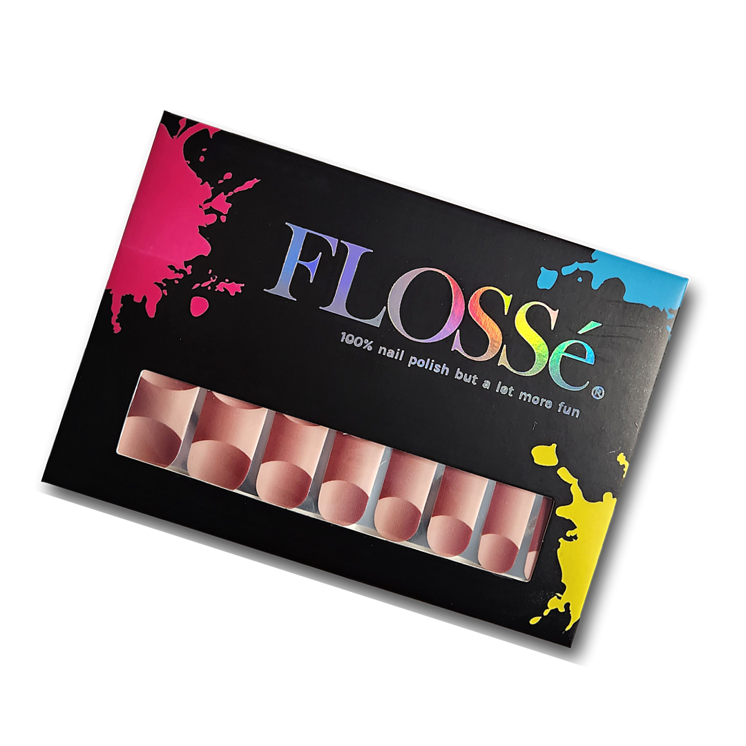 FLOSSé phantom nail wraps. Full set shown in packet.