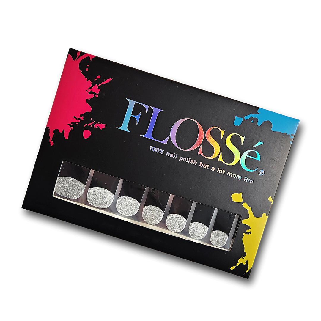 Flossé eclipse nail wraps, full set of 16 wraps in outer packaging